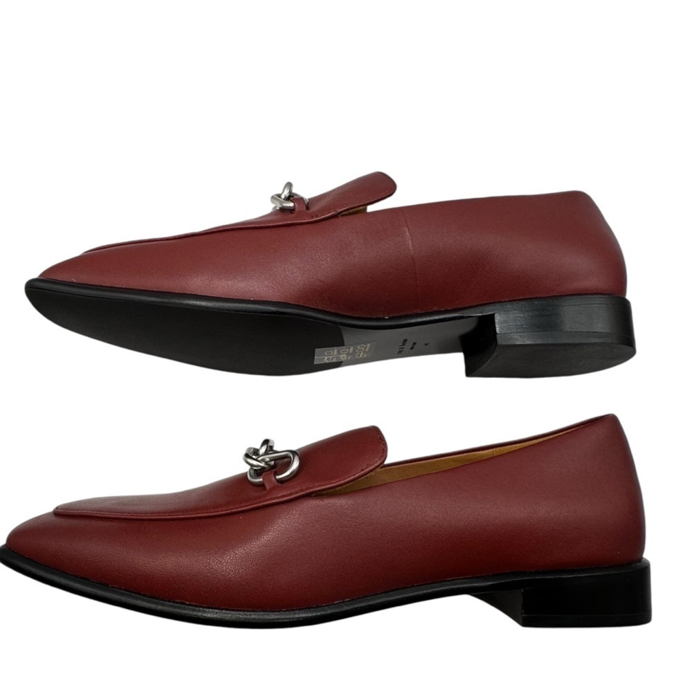 Rag and Bone Russet (Red/Brick) Aslen Chain Loafer Size 41 NWOT - Picture 3 of 9